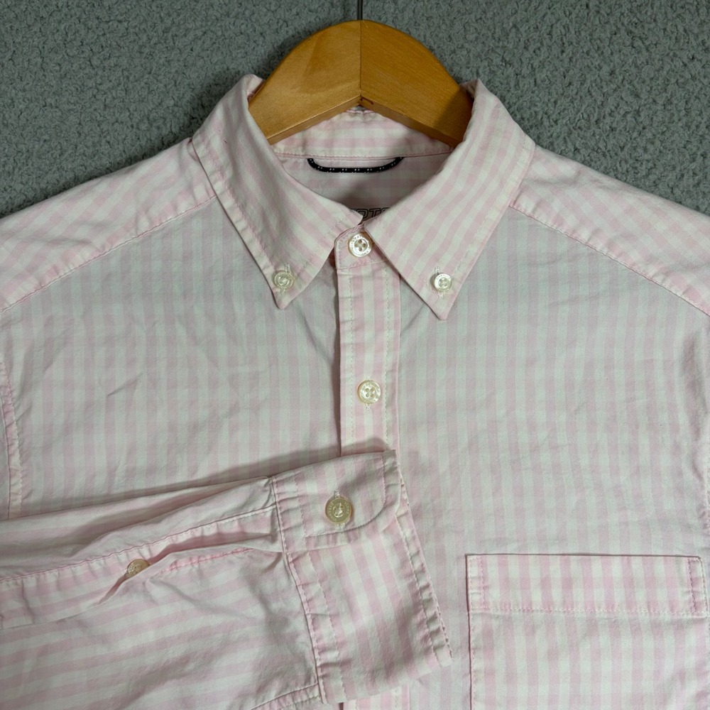 Vineyard Vines Shirt Mens XS Pink OTG Performance Gingham Stretch brrr